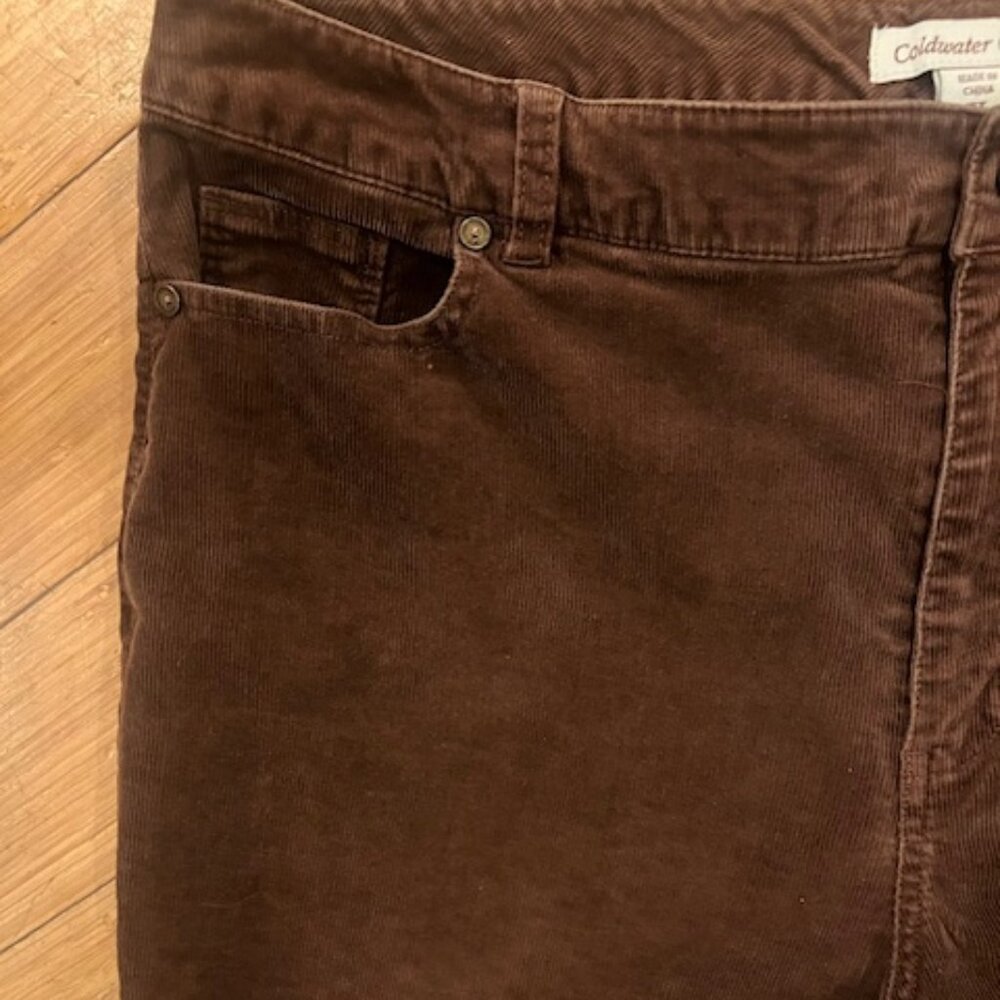 COLDWATER CREEK Women's Fine Wale Corduroy Pants - Picture 3 of 6